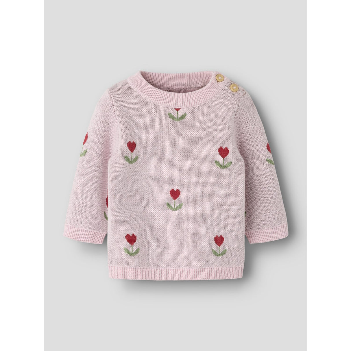 Name It Parfait Pink Nbfnela Ls Knit Top