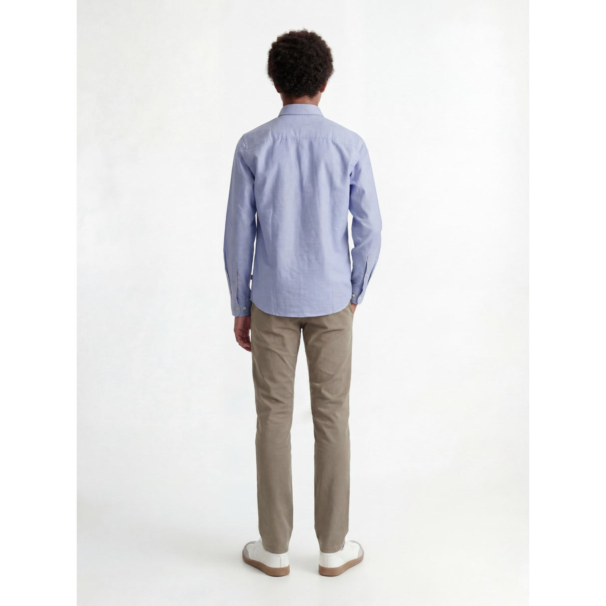 Jack & Jones Junior Cashmere Blue Jjeoxford Shirt L/S Noos Jnr