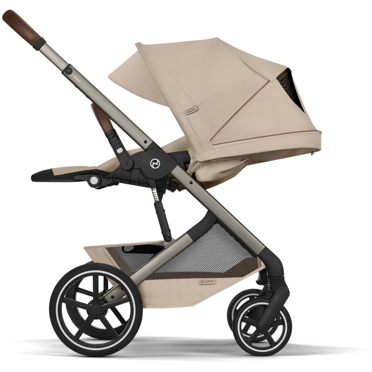 Cybex Almond Beige Balios S Lux Tpe Including Foldable Cot