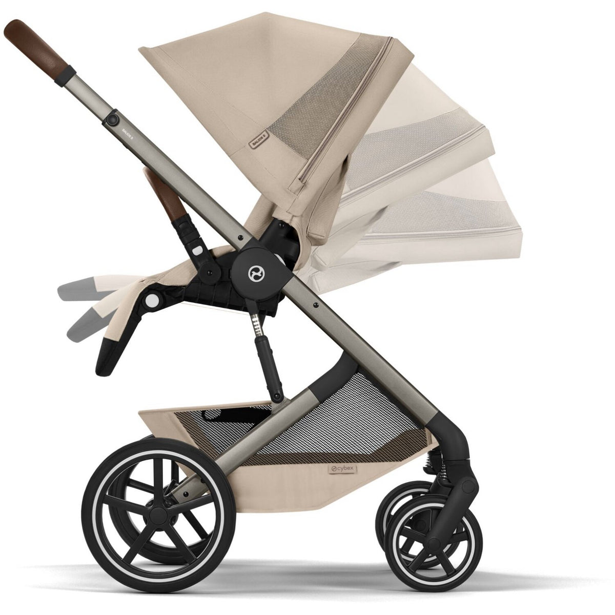 Cybex Almond Beige Balios S Lux Tpe Including Foldable Cot