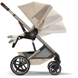 Cybex Almond Beige Balios S Lux Tpe Including Foldable Cot