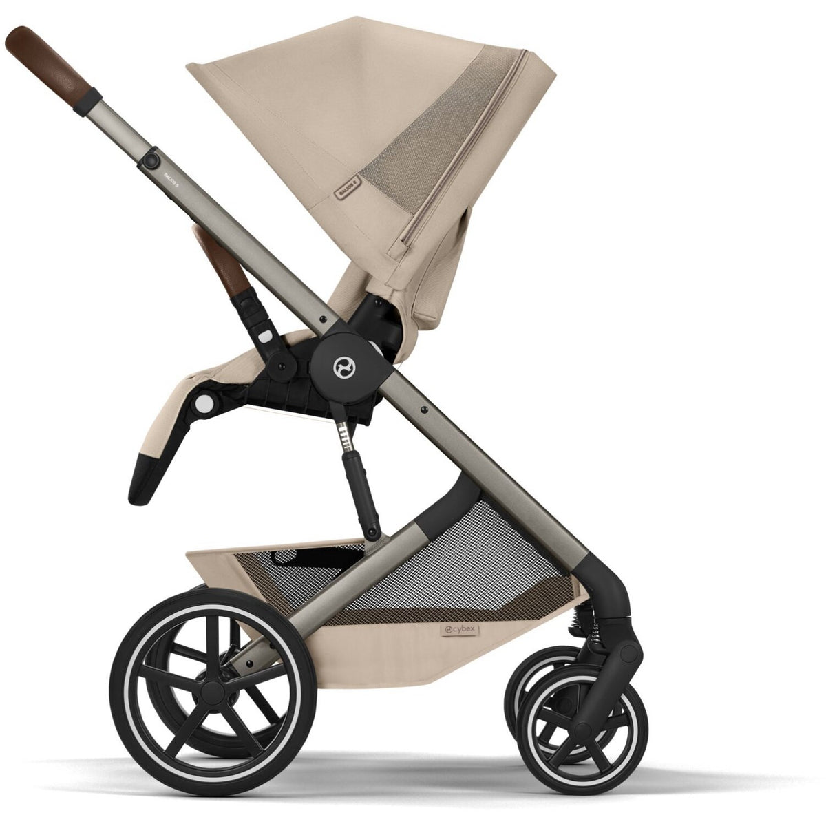Cybex Almond Beige Balios S Lux Tpe Including Foldable Cot