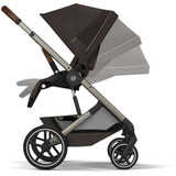 Cybex Chocolate Brown Balios S Lux Tpe Including Foldable Cot