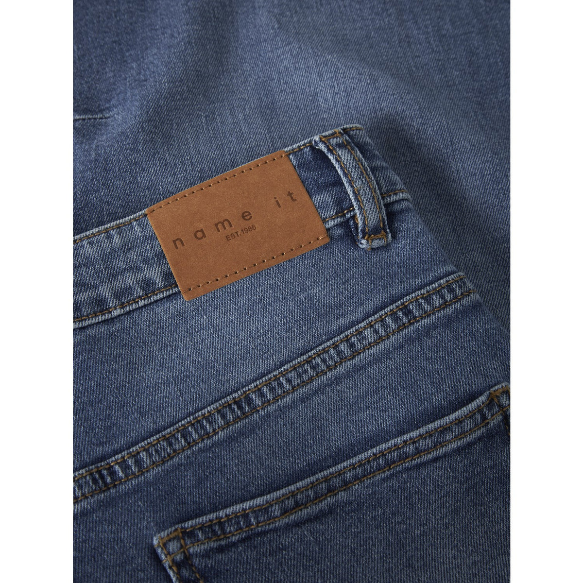 Name It Medium Blue Denim Nkmben Barrel Jeans 3008-Bc Bf