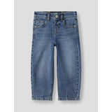 Name It Medium Blue Denim Nmfbella Barrel Jeans 3008-Bc Bf