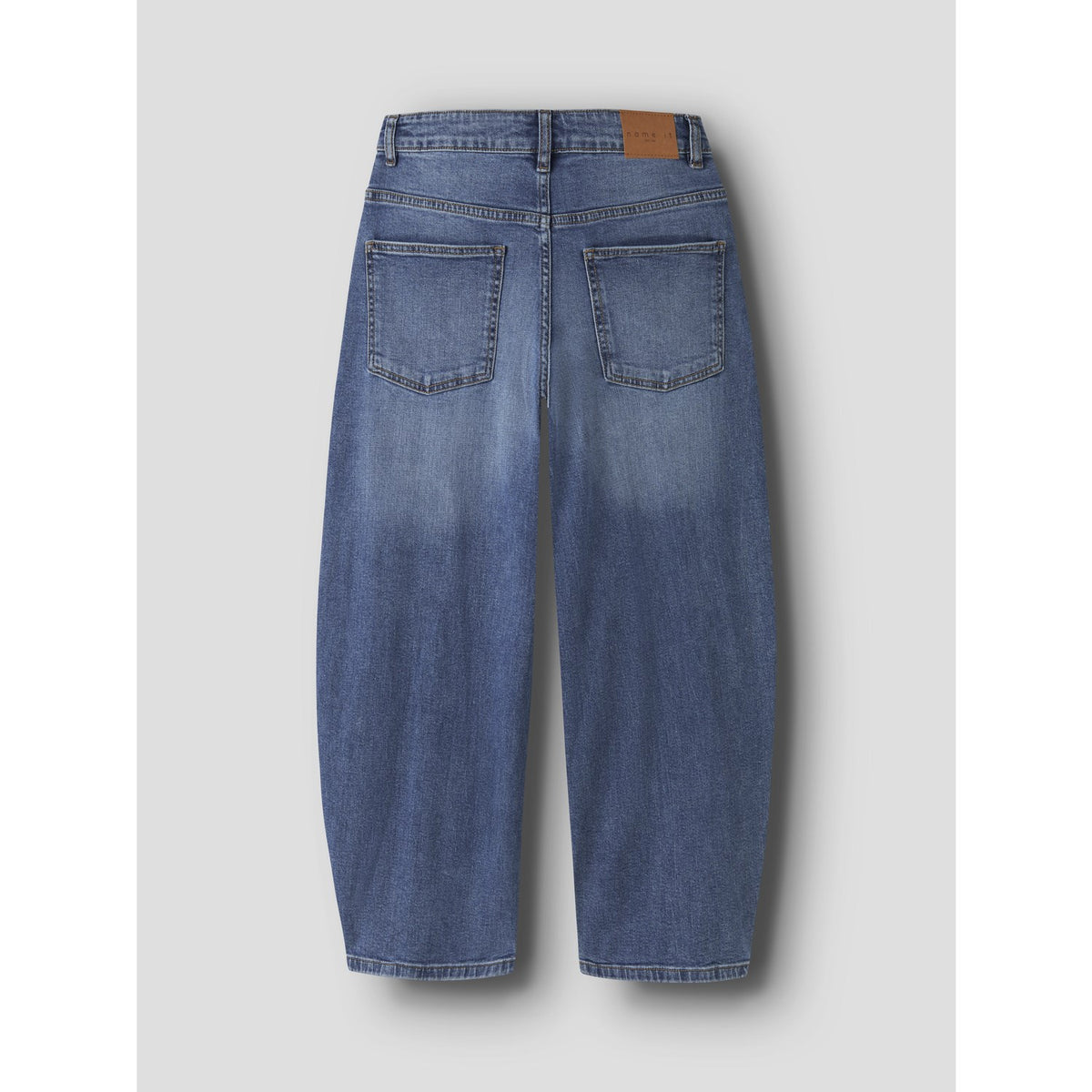 Name It Medium Blue Denim Nkmben Barrel Jeans 3008-Bc Bf