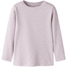 Name It Light Lilac Nmfodele Ls Slim Top Bf