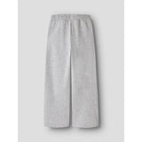 Name It Light Grey Melange Nkfoda Nreg Wide Swe Pants Bru Bf