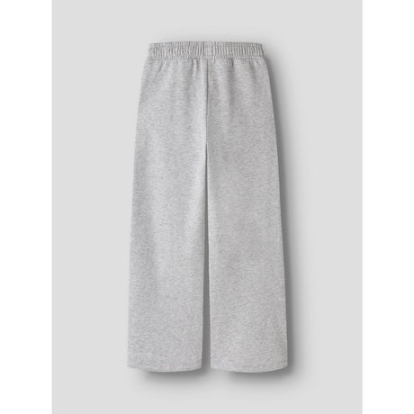 Name It Light Grey Melange Nkfoda Nreg Wide Swe Pants Bru Bf