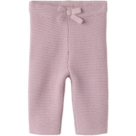 Name It Mauve Shadows Nbfolda Knit Leggings