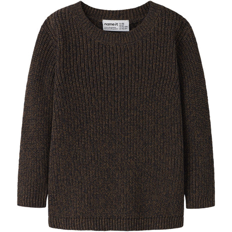 Name It Chocolate Plum Nmmotheo Ls Knit