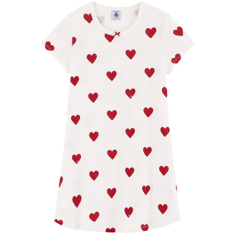 Petit Bateau Hearts Short Sleeve Dress