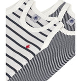 Petit Bateau Navy Stripe Undershirt 2-pack