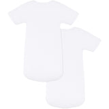 Petit Bateau White 2-Pack Short Sleeve Body