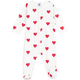 Petit Bateau Hearts Sleepsuit