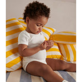 Petit Bateau White 2-Pack Short Sleeve Body