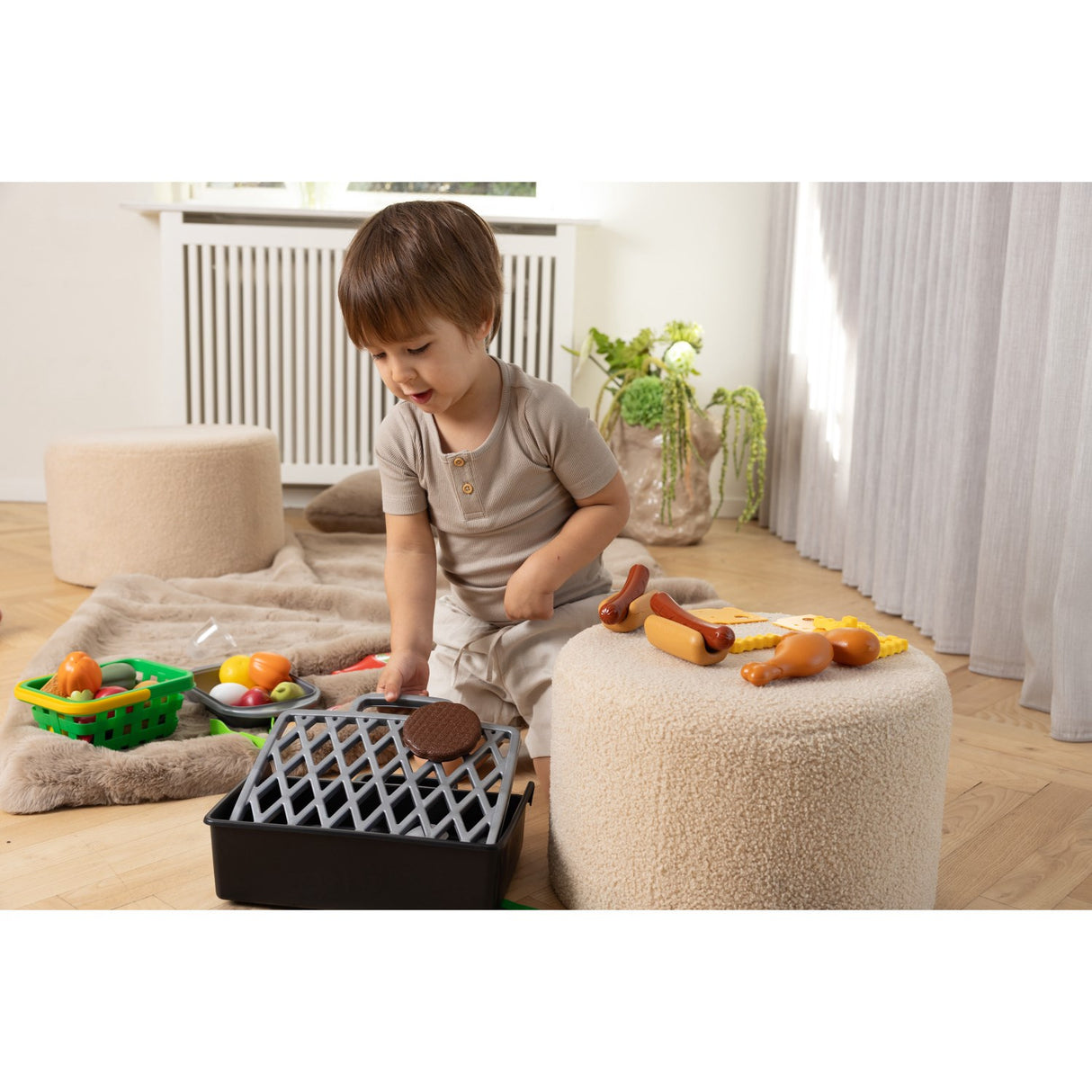 Dantoy Mixed Colours Classic Playfood-Sæt, 83 Dele
