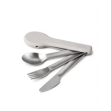 Haps Nordic Oyster Grey Kids Cutlery Set