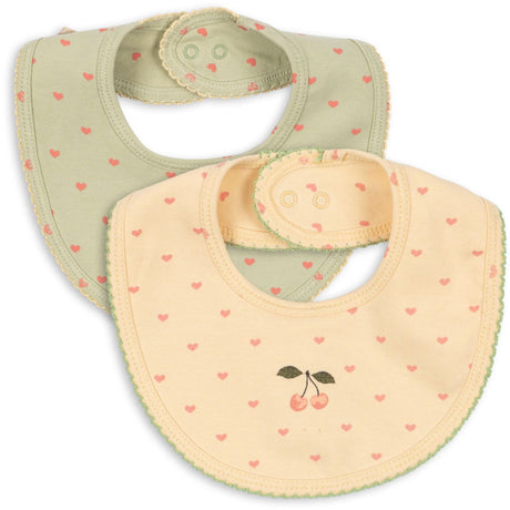 Konges Sløjd Coeur Golden/Coeur Lint Basic 2 Pack Bibs