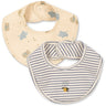 Konges Sløjd Stripe Como Basic 2 Pack Bibs