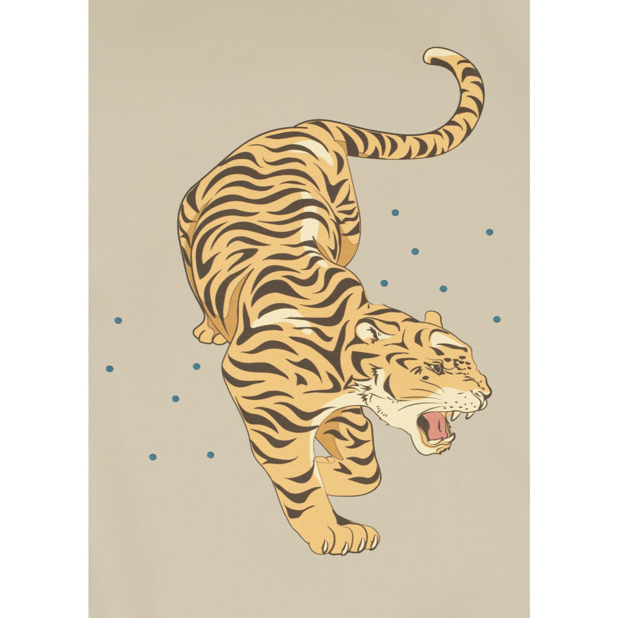 Konges Sløjd Tiger Ruggito 2 Pack Dinner Bib