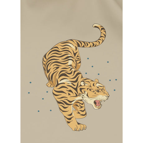 Konges Sløjd Tiger Ruggito 2 Pack Dinner Bib With Sleeves