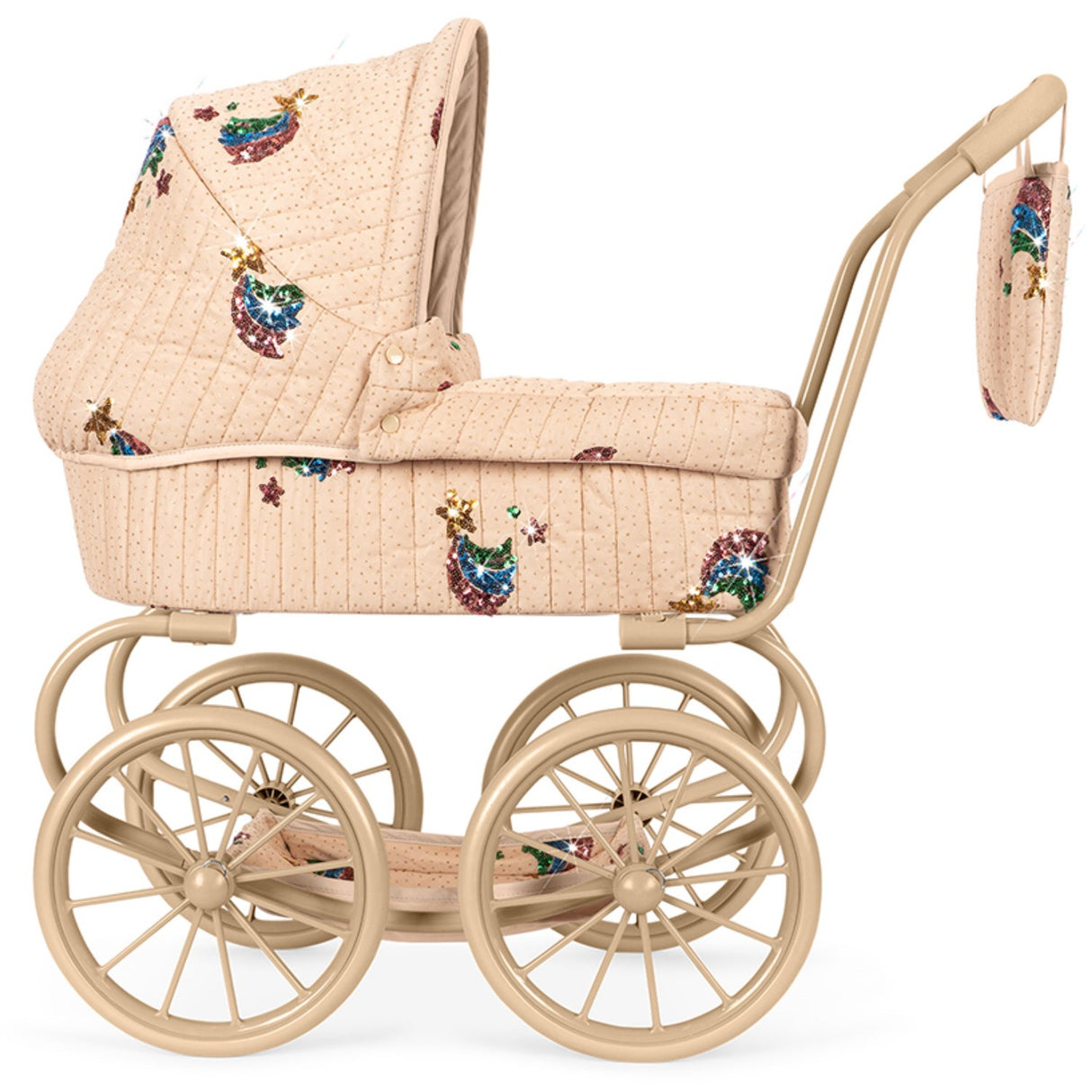 Konges Sløjd Rainbow Star Minnie Tulle Doll Pram
