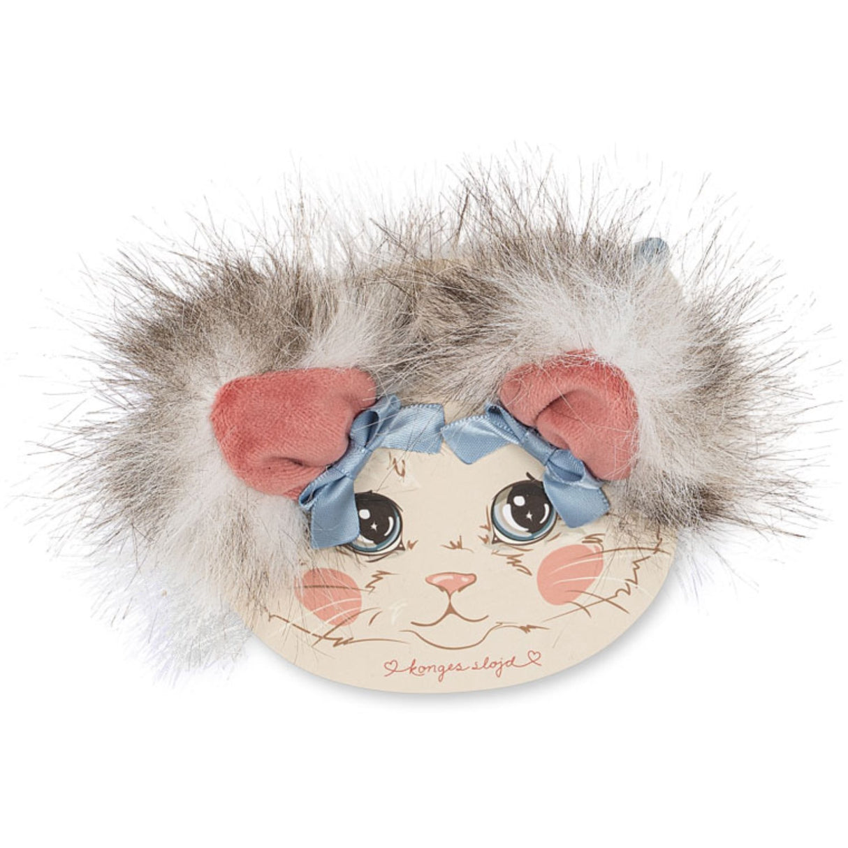 Konges Sløjd Kitty 2 Pack Kitty Furry Ear Clip