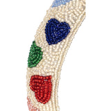 Konges Sløjd Coeur Coloré Coeur Beaded Hairbrace