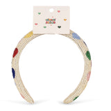 Konges Sløjd Coeur Coloré Coeur Beaded Hairbrace