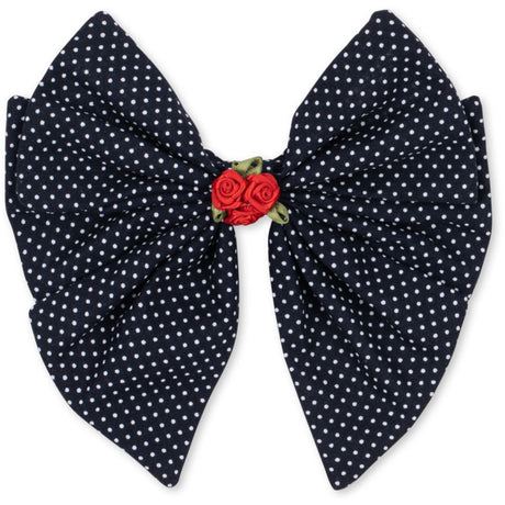 Konges Sløjd Dot Nuit Rose Rouge Bow Hair Clip