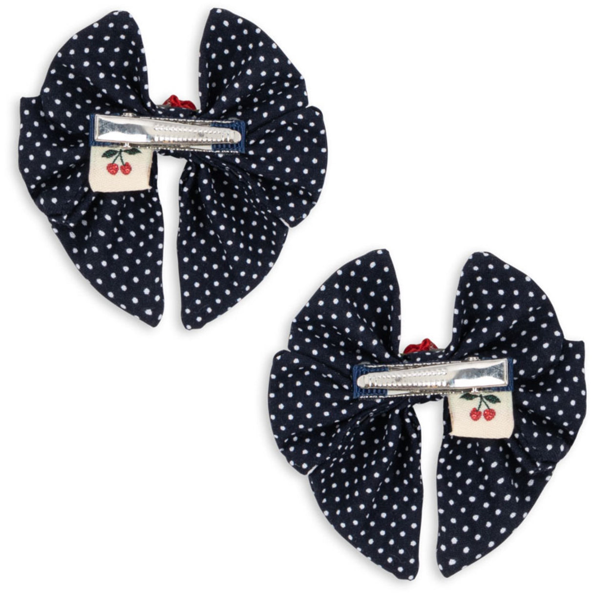 Konges Sløjd Dot Nuit 2 Pack Rose Rouge Bow Hair Clip