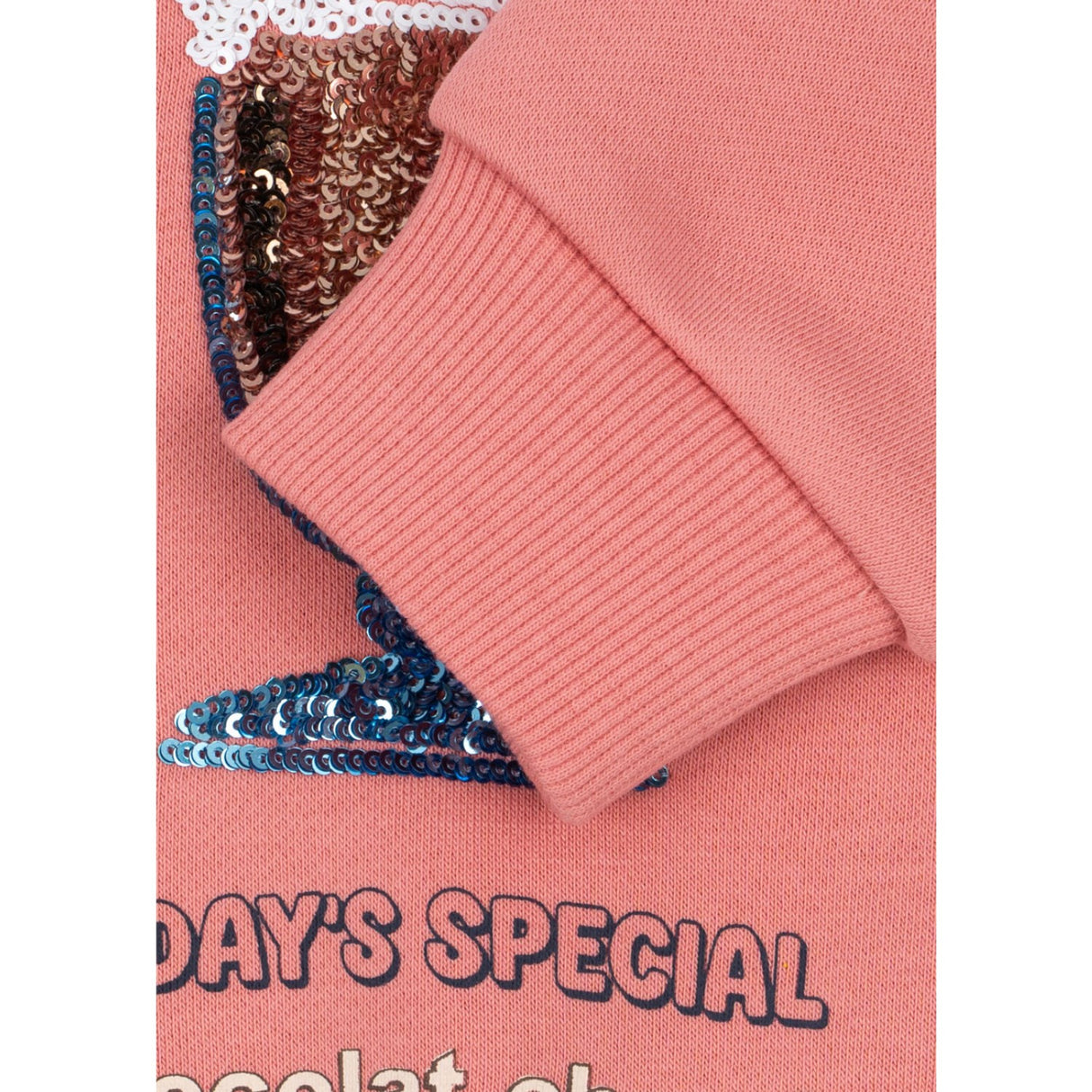 Konges Sløjd Peach Blossom Lou Sequin Sweatshirt Gots