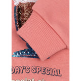 Konges Sløjd Peach Blossom Lou Sequin Sweatshirt Gots