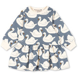 Konges Sløjd Swan Loupy Print Sweat Dress Gots