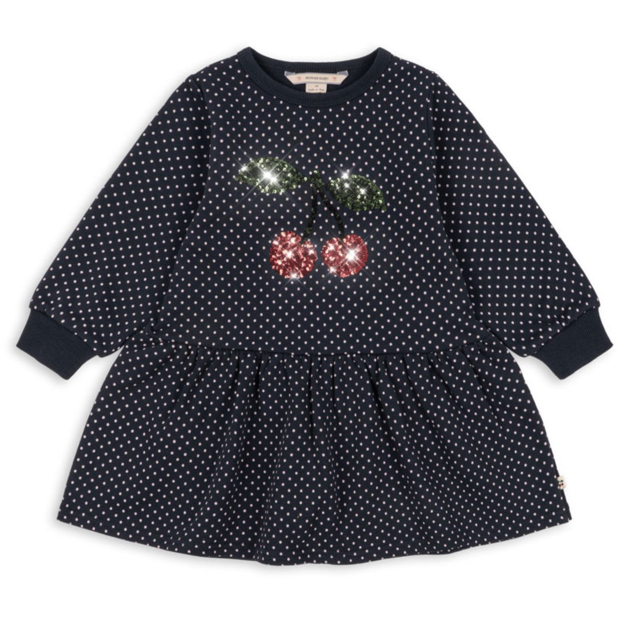 Konges Sløjd Dot Tout Petite Lou Dot Sequin Sweat Dress Gots