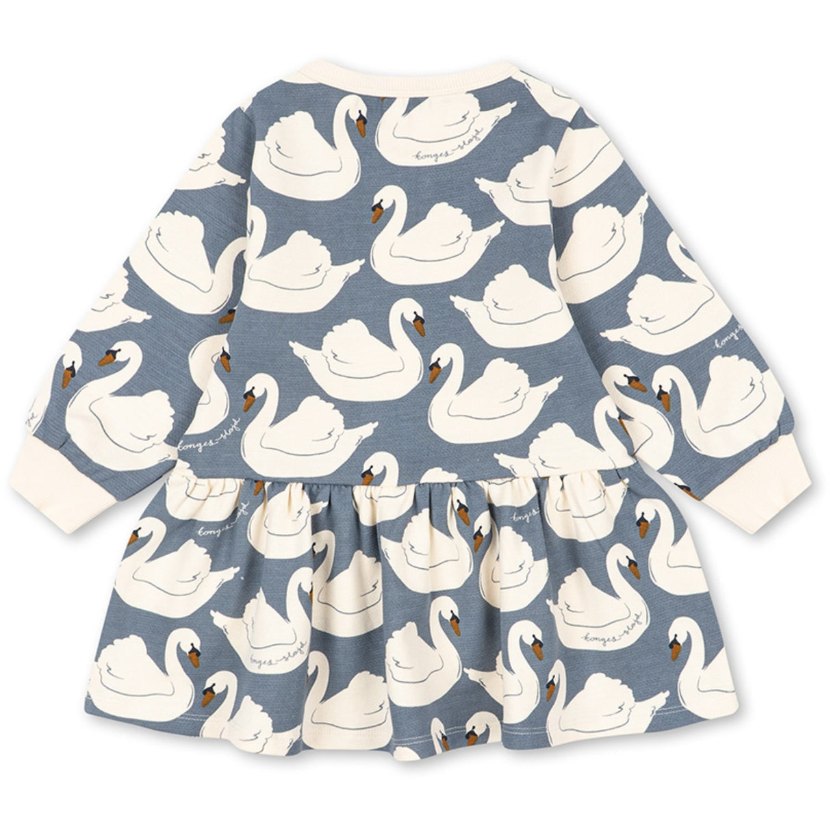 Konges Sløjd Swan Loupy Print Sweat Dress Gots