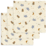 Konges Sløjd Cucciolo 3 Pack Muslin Cloth Gots