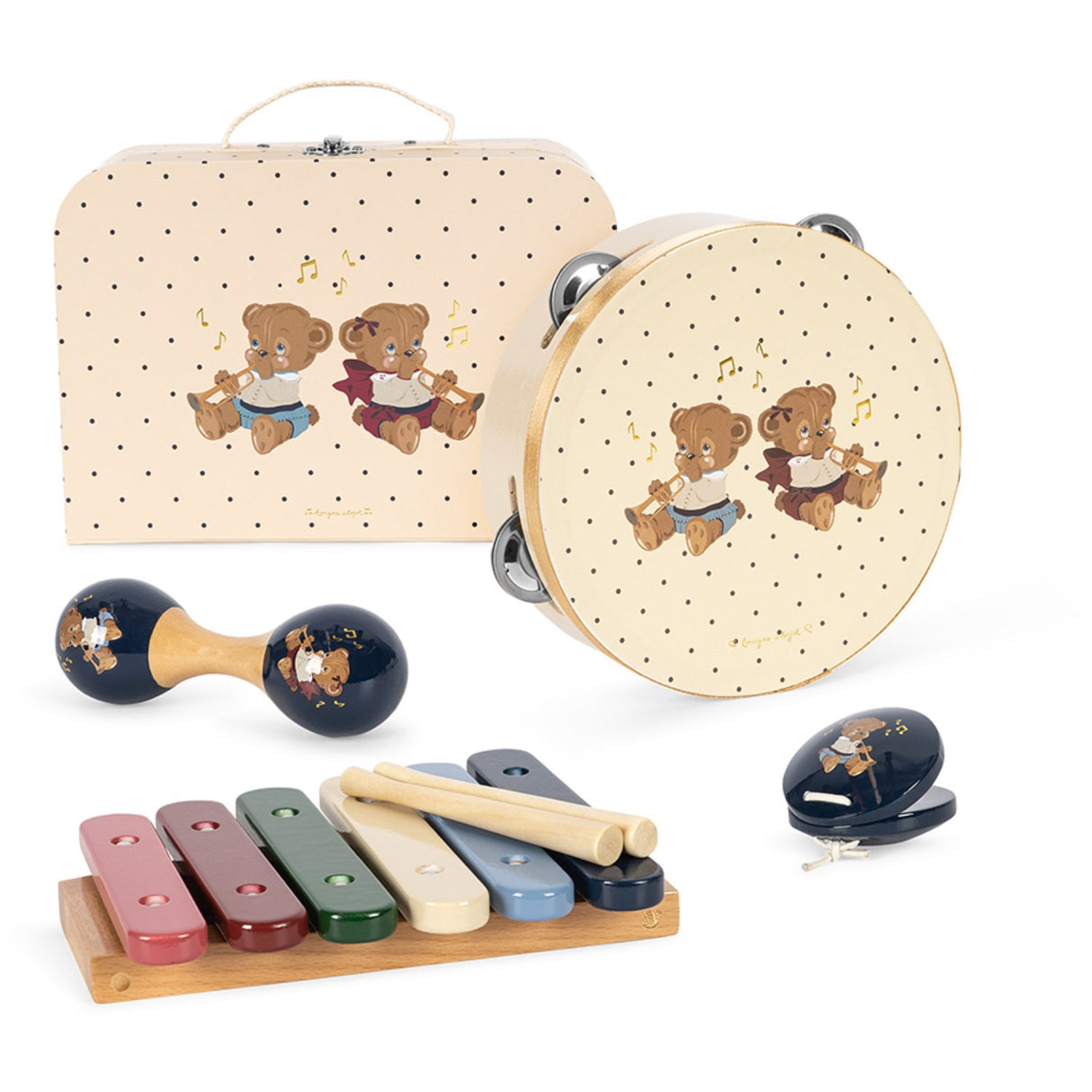 Konges Sløjd Teddy Bear Music Sets Fsc