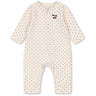 Konges Sløjd Blue Dot Basic Zip Onesie Gots