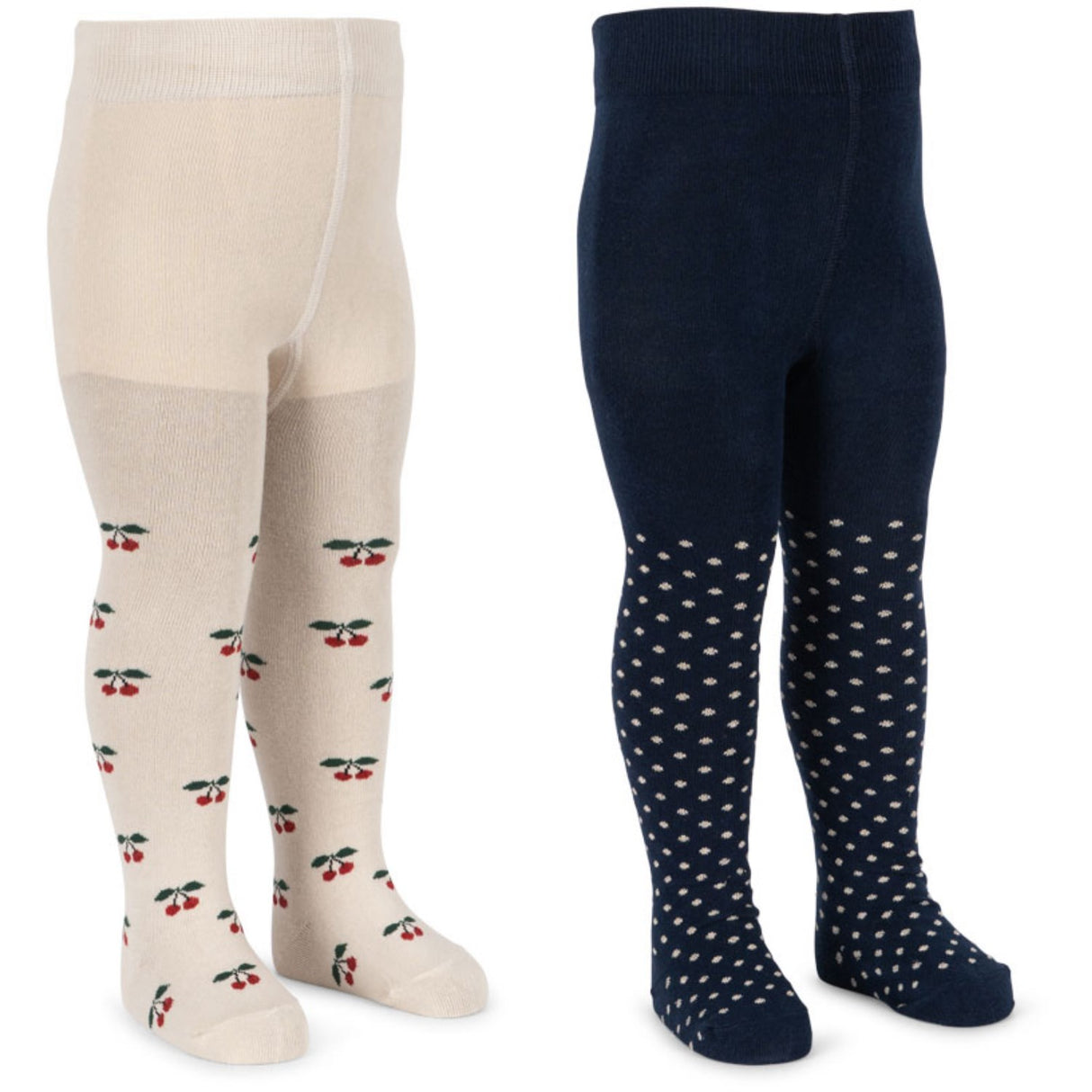 Konges Sløjd Cherry Mix 2 Pack Cherry Dot Tights