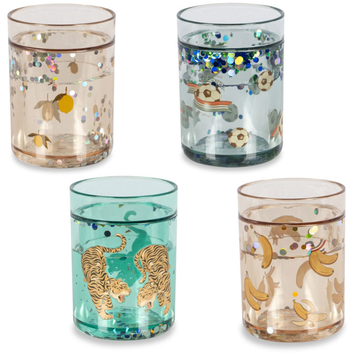 Konges Sløjd Multi 4 Pack Glitter Cups