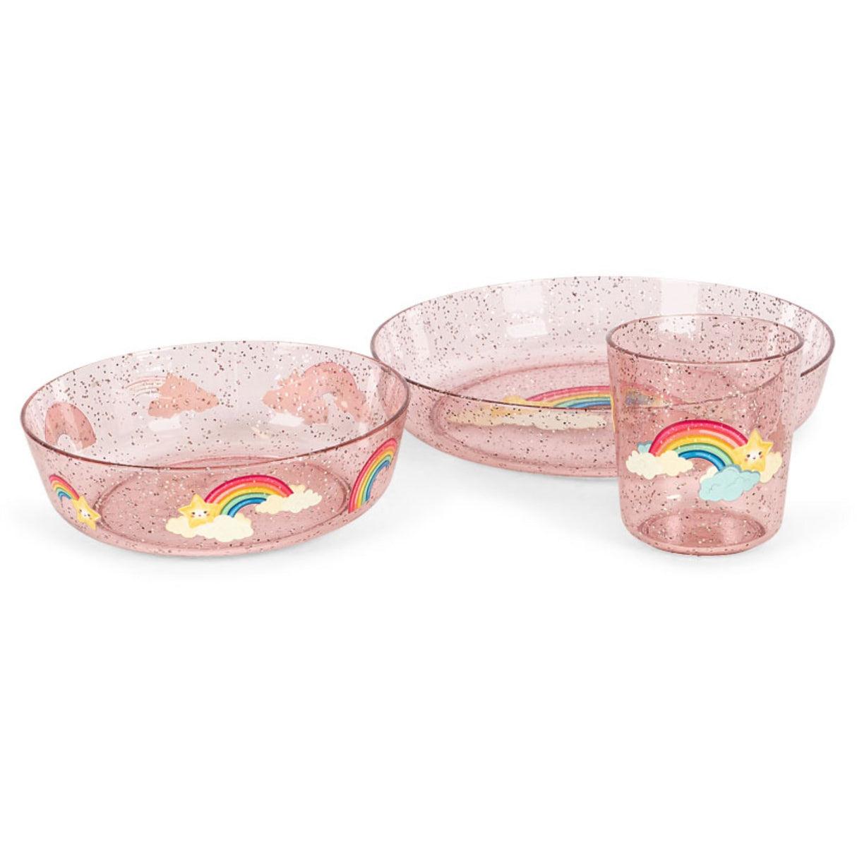 Konges Sløjd Rainbow Sparkly Dinner Set