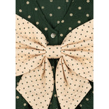 Konges Sløjd Dot Marseille Elin Ls Bow Dress Gots
