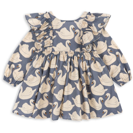 Konges Sløjd Swan Evia Ls Bow Dress Gots