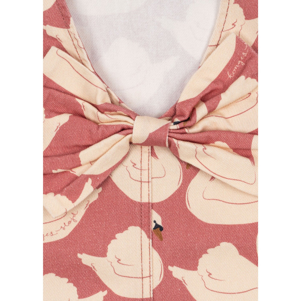 Konges Sløjd Swan Rose Magot Bow Dress Gots