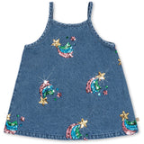 Konges Sløjd Rainbow Star Magot Sequin Strap Dress Gots