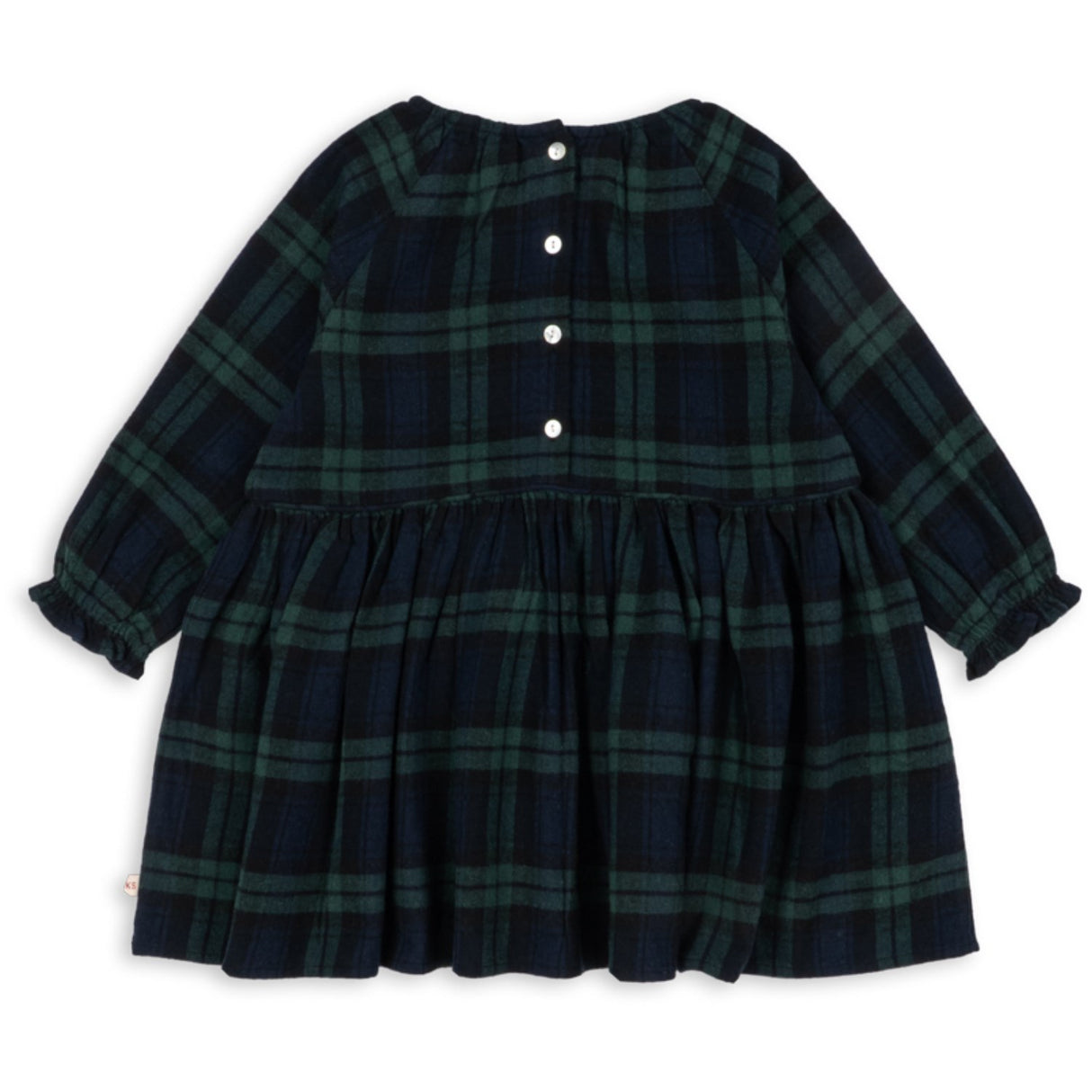 Konges Sløjd Green Check Checky Dress Gots