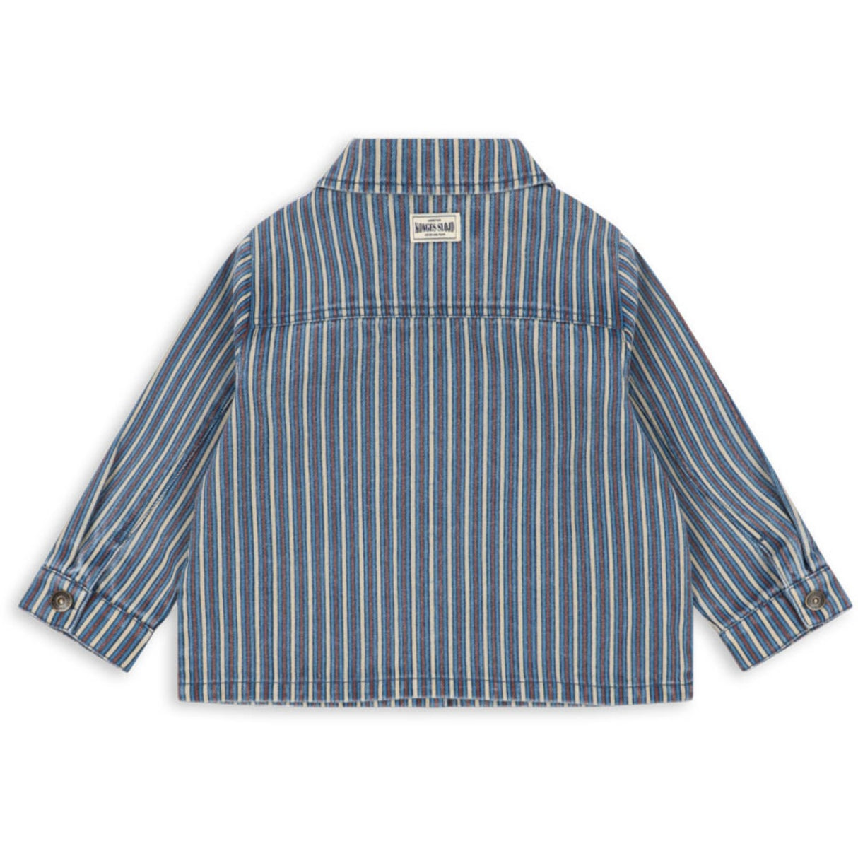 Konges Sløjd Tricolore Bleu Magot Shirt Gots