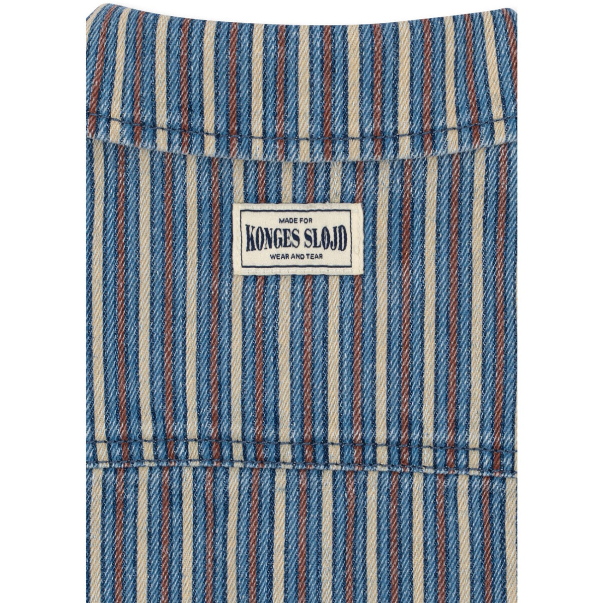 Konges Sløjd Tricolore Bleu Magot Shirt Gots